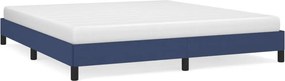 vidaXL Σκελετός Κρεβατιού Χωρίς Στρώμα Μπλε 180x200 εκ.Υφασμάτινο