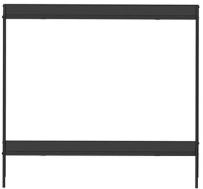 Κονσόλα Kuba 706CLN1124 83x21x78cm Black Melamine, Metal