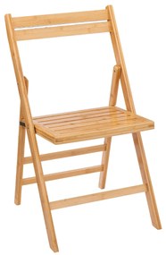 Πτυσσόμενη Καρέκλα Κουζίνας (46x44x78) F-V Chair Bamboo 186144