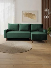 Γωνιακός καναπές Oviedo -Πράσινο