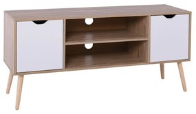 ALINA Έπιπλο TV Απόχρωση Sonoma - Άσπρο  120x38x58cm Ε747,1