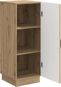 vidaXL Πλαϊνό γραφείο Artisan Δρυς 33 x 34,5 x 87 εκ.