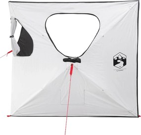 vidaXL Τέντα Κυνήγι Λευκό Μαύρο 145 x 145 x 150 εκ