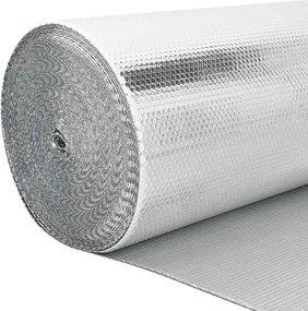 vidaXL Ανακλαστήρας θερμότητας καλοριφέρ Ασημί 15 x 0,6 μ