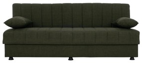 ΚΑΝΑΠΕΣ ΚΡΕΒΑΤΙ ANDRI ΤΡΙΘΕΣΙΟΣ DARK OLIVE  180x72x77 εκ.