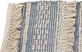 Χαλί DKD Home Decor 180 x 120 x 2 cm Μπλε βαμβάκι Λευκό Boho