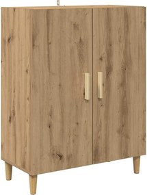 vidaXL Πλαϊνό γραφείο Artisan Oak 70 x 34 x 90 εκ. Επεξεργασμένο ξύλο