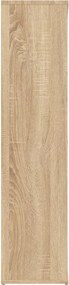 vidaXL Βιβλιοθήκη Χρώμα Sonoma Δρυς 50x25x106 εκ. από Επεξ. Ξύλο
