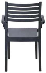 Πολυθρόνα OLIMPIA PP-UV Ανθρακί 54x52x86cm