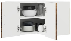 vidaXL Ντουλάπα Κουζίνας Καπνιστό Δρύς 57 x 57 x 40 εκ.