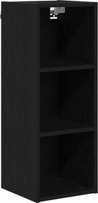 vidaXL Κρεμαστό ντουλάπι Μαύρη Οξυά 30 x 29,5 x 80 εκ.