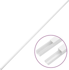 vidaXL Κανάλι Καλωδίων 10 x 10 χιλ. 30 μ. από PVC