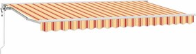 vidaXL Σκελετός Τέντας Πολύχρωμο 400 x 200 cm