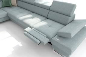 Γωνιακός καναπές Gelito Relax-Kitrino-Αριστερή