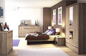 Κρεβάτι Norton Ημίδιπλο Σονόμα Χωρίς τάβλες 120x200cm
