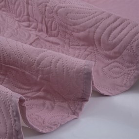 Κουβερλί Υπέρδιπλο (Σετ 220x240) 2 Όψεων Silk Fashion Solid Amethyst