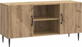 vidaXL Ντουλάπι TV 102 x 34,5 x 50 εκ. Artisan Δρυς Επεξεργασμένο Ξύλο
