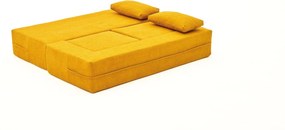 Διθέσιος Καναπές Πορτοκαλί VILORO 90x200x75
