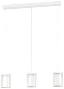 Έξυπνο Κρεμαστό Φωτιστικό Οροφής 3xLED 3,7W RGB TW 3CCT Dimmable Chiusello-Z 901122 Eglo-901122-Λευκό 901122