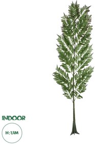 20178 GloboStar®  Artificial Garden ALSOPHILA FERN LEAF 20178 Τεχνητό Διακοσμητικό Φύλο Φτέρης Π60 x Υ180cm