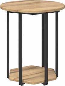 vidaXL Σετ βοηθητικά τραπεζάκια 2 τμχ. Καφέ 50 x 50 x 50,5 cm