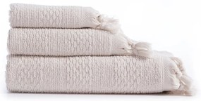 Πετσέτες Μπάνιου (Σετ 3τμχ) Nef-Nef Homeware Serenity Outlast Ecru 550gsm