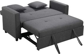 Καναπές IMOLA 2θέσιος-Κρεβάτι Ύφασμα Σκ.Γκρι