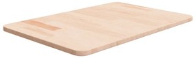 vidaXL Πάγκος Μπάνιου 60 x 40 x 1,5 εκ. Ακατέργαστο Μασίφ Ξύλο