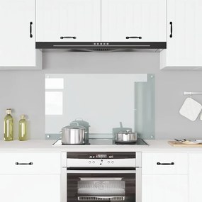 vidaXL Πλάτη Κουζίνας Διαφανής 100 x 60 εκ. από Ψημένο Γυαλί