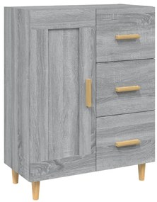 vidaXL Ντουλάπι Γκρι Sonoma 69,5 x 34 x 90 εκ. από Επεξεργασμένο Ξύλο
