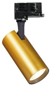 Σποτ Τριφασικής Ράγας Link LED 15W Ορείχαλκος 3000K CRI80 Fox 283937 Ideal Lux 283937