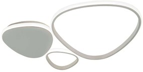Φωτιστικό Οροφής - Πλαφονιέρα Helix 4301600 62x4cm Led 2478lm 33W 3000K Silver Viokef