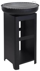 Ψησταριά BBQ κάρβουνου με αποθηκευτικό χώρο, σχάρα και διαστάσεις 90x61cm