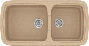 Sanitec Classic 305 (96×51) - Γρανιτένιος νεροχύτης - Granite BEIGE