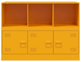 vidaXL Ντουλάπι Μουσταρδί 99x39x73 εκ. από Ατσάλι