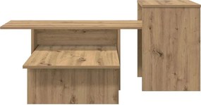 vidaXL Τραπέζι κονσόλας Artisan Oak 91,5 x 35 x 38,5 εκ