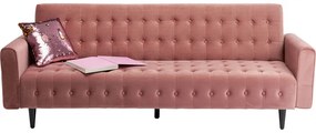 Καναπές-Κρεβάτι Milchbar Ροζ 220x83 εκ. - Γκρι
