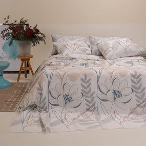 Σεντόνια Lullaby Με Λάστιχο (Σετ 3τμχ) Beige Melinen Μονό 100x232cm 100% Cotton