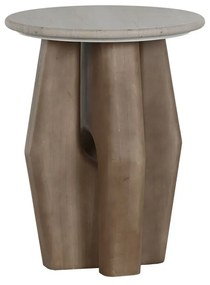 Βοηθητικό Τραπέζι Home ESPRIT Ξύλο Μάρμαρο 40 x 40 x 51 cm