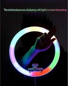 Qiaoyang LED Ring Light με Βάση QA-RG35 – Soft Ring Light