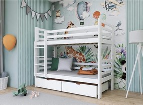 PATRYK 90x200 grey bunk bed Lano Furniture