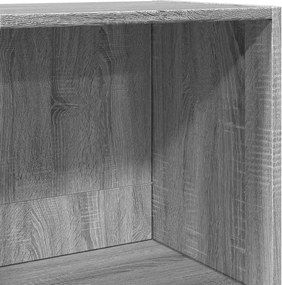 vidaXL Βιβλιοθήκη Γκρι Sonoma 40x30x189 εκ. από Επεξεργ. Ξύλο