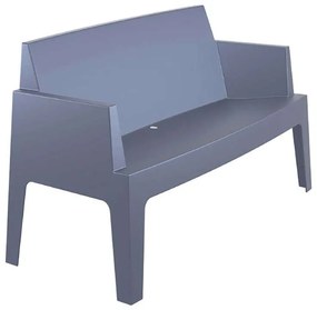 BOX DARK GREY KANAΠEΣ ΠΟΛ/ΝΙΟΥ SIESTA 138Χ62Χ80εκ.