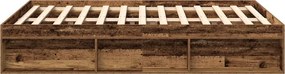 vidaXL Πλαίσιο κρεβατιού χωρίς στρώμα 140x200 εκ. Επεξεργασμένο Ξύλο