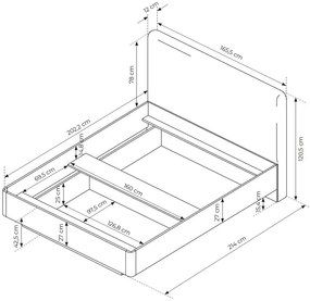 Κρεβάτι Sandra