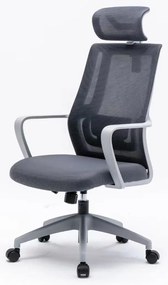 Serioux SRX-OC01-FA-G Καρέκλα Gaming με Ρυθμιζόμενα Μπράτσα, Γκρι