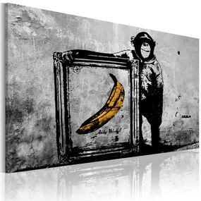 Πίνακας - Inspired by Banksy - black and white 90x60