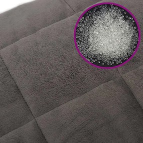vidaXL Κουβέρτα Βαρύτητας Γκρι 150 x 200 εκ. 11 κ. Υφασμάτινη