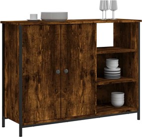vidaXL Ντουλάπι Καπνιστή Δρυς 100x33x75 εκ. από Επεξεργασμένο Ξύλο