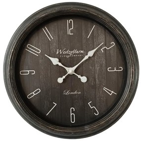 Ρολόι Τοίχου  Πλαστικό  Oriana Ferelli Φ45,7cm 1801-B